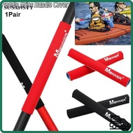 SUSANSTY 1Pair Canoe Paddle Grips Handle Cover, Non-Slip 4 Colors Kayaking Oars Handle Cover, 25*5cm