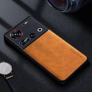 Ốp Điện Thoại Da Cao Cấp Sang Trọng Cho Nubia Z70 Z60 Ultra Z60S Pro - Phong Cách Doanh Nhân Retro M