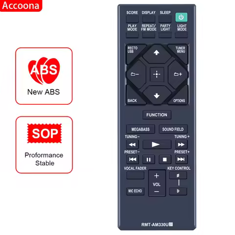 NEW RMT-AM330U For Sony Hi-Fi Home Audio System Remote Control SHAKE-X10 MHC-V71 MHC-V50 MHC-V11 MHC