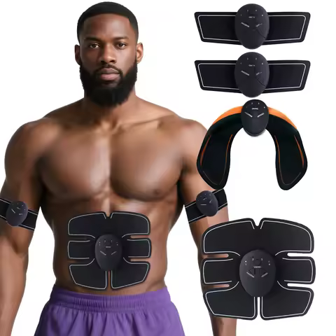Electric Fitness Smart Equipment Abdominal Patch EMS Home Vibrator Muscle Exercise Massage Fat Burne