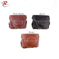 LARRY Sony RX100M7 RX100VII RX100 Mark VII Pu Leather Camera Case Bag Pouch For Sony RX100M7 RX100VI