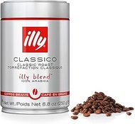 illy Classico Whole Bean Coffee, Medium Roast, Classic Roast with Notes Of Chocolate & Caramel, 100%