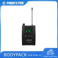 Phenyx Pro PTM-10 Stereo Wireless In Ear Monitor System Bodypack Receiver 500/900MHz Frequency Band 
