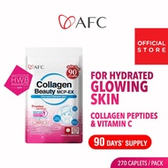 AFC Collagen Beauty MCP-EX Supplement - Glowing Hydrated Firm Supple Skin Lessen Pore Size Pigmentat