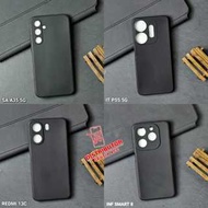 HONOR X6C HONOR X7D CASE MACARON BLACK PREMIUM SOFT CASE BLACK HONOR X6C HONOR X7D MSB