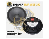 Speaker BMA 15 inch W15-190 Speaker Komponen BMA