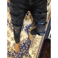 [HIGH Fashion] Super quality jeans - Super super color patchy pants A.m.i.r.i MLN size 28-34, ship c