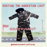 SERAGAM PDL TNI AL ANAK - BAJU PDL TNI ANGKATAN LAUT ANAK - BAJU PDL TNI AL ANAK TK PAUD