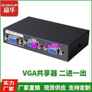【現貨下殺】廠家電腦VGA切換器 2進1出二進一出vga視頻轉換器2口多電腦共享器