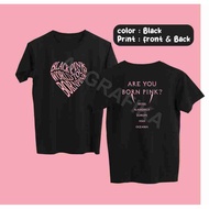 Blackpink BORN PINK WORLD TOUR 2022 KPOP JISOO LISA T-Shirt