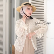 Aghnia Nayaka Lace Outer Cardigan Korea Bohemian Import