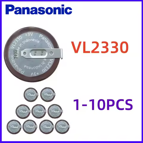 SALE 1-10PCS Lithium Coin Battery VL2330 for Most Car for Key fobs Rechargeable Remote for Key Cell 
