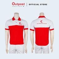 Outpost Baju T-shirt Bulan Sabit Merah Malaysia (BSMM) (Short Sleeve/Long Sleeve)