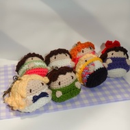 GANTUNGAN Studio Ghibli Amigurumi Keychain | Ghibli Knitted Keychain | Crochet | Handmade Handmade