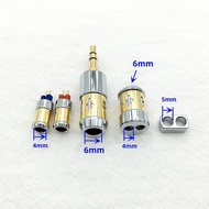 1Set High-purity Copper 4.4mm/3.5mm/2.5mm Balanced Audio Jack Plug+Slider+Splitter+MMCX 0.78mm Pin I