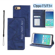 HP Oppo F3 F3 Plus Flip Cover Wallet Case Leather Wallet Case