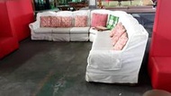 台南二手家具閣樓二手家具-01189-L型可拆式布沙發 出清價:4980