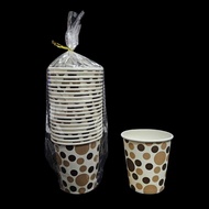 (20pcs±) 7oz Disposable Paper Cup 200ml / Printed Party Drink Cup / Coffee Paper Cup / 7oz Cawan Ker