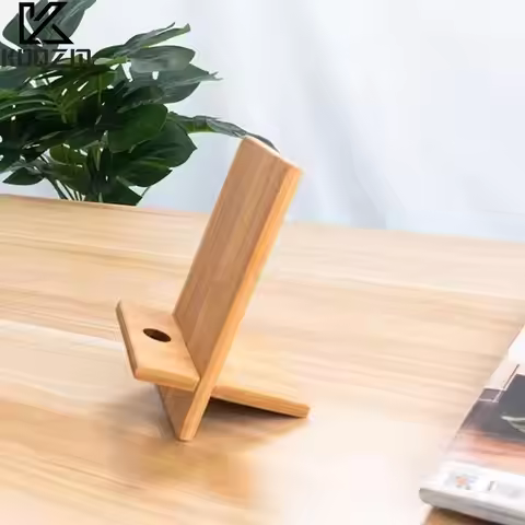 Portable Wooden Phone Stand Mobile Smartphone Support Tablet Stand For Phone Desk Cell Phone Mobile 