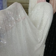 Premium thousand sequin stretch fabric / Stretch sequin fabric suitable for gamis dress models