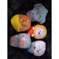 BTS BT21 RJ Face Pillow and Koya plushie
