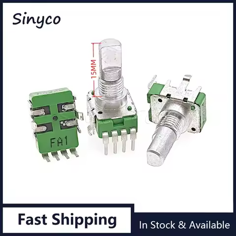 1PCS Alpha Boss GT10 Volume Effector 0B2.5K 0B20K Potentiometer 360 Degrees Rotation RV112FF 4Pins V