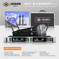 JOSON MIC New Update Desgin Heavy Duty Quality MT. Everest Joson Professional Wireless Microphone wi