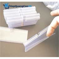 SET of 10c Supermarket plastic braces. Price tag brace. Install supermarket price. Supermarket board