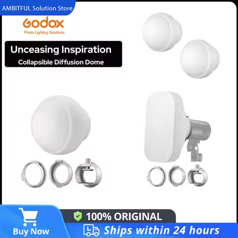 Godox ML-CD15 ML-CS1625 AK-R22 Silica Gel Diffusion Dome Kit for Godox V1 V1PRO V100 AD100Pro,AD200P