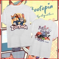 GC1 cartoon NICK JUDY 110cm-6XL Zootopia 2 T-shirt short sleeve top tee GC1