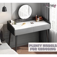 Cosmetic Table with LED Mirror Meja Makeup Table Meja Solek Cosmetic Table Makeup Table