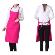 Pink apron drill apron Thick apron Apron Kitchen Apron Cotton