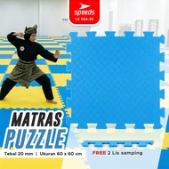 SPEEDS XPE Taekwondo Mat 60x60x2cm Soft Puzzle Mat Colorful Room Mat POLOS 034-30