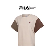FILA เสื้อยืดผู้หญิง Urban รุ่น TSR230708W - BEIGE