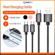 USB Cable 100W/120W 6A Fast Charging Cable Data Transfer Cable Android Charger Cable