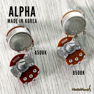 Alpha Volume Pot A500K ลูกบิดกีตาร์ (Made In Korea)