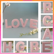 [Kloware2] Wooden Pink 26 alphabet and letters Marquee Letters Wall  Hanging Signs A