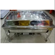 001 Maspion Prasmanan Big Buffet Server pan stove stainless besar