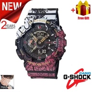 【2-year warranty】G Shock Original 100% One Piece GA-100 GA-110-1A1 Electronic Quartz Sport Waterproo