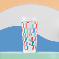 HEAT BOTTLE 16OZ (473ML) STARBUCKS + BEAMS CHECKERED FLAG SS BEAMS CHECK PATTERN