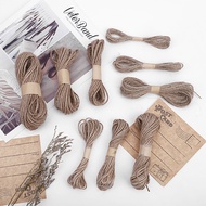 Natural Jute Rope3Wholesale Braided Jute Rope Christmas Decoration Bundle Twine Handmade Fine Twine 