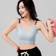 [Ada Stok] sport bra anti goyang Fit Lancar Satu Keping Bra Sukan Lari Tanpa Belakang Cepat Kering P