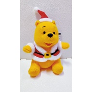 Authentic Santa Claus Winnie the Pooh in Santa Costume Eeyore M53 preloved plush doll soft toy plush