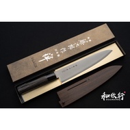 {Hexinxing}, Tojiro Zen Black DP Bull Knife Series (Picture Is Customized Iron Wooden Sheath)