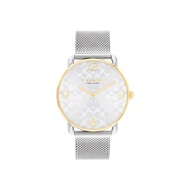 Coach Elliot Women's Watch Stainless Steel Strap  -  Silver White Dial 14000117