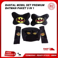 3IN1 2IN1 BATMAN CAR PILLOW ACCESSORIES SET