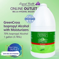 GreenCross 70% Isopropyl Alcohol with Moisturizers 1 Gallon (3.785 L) Green Cross Alcohol2021
