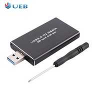 Mini SSD mSATA để USB 3.0 Ổ đĩa cứng trường hợp 6gbps Bộ chuyển đổi mSata Vỏ đựng ổ cứng không dây P