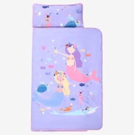 嬰兒午睡墊便攜幼稚園午睡袋一體式睡袋（美人魚粉色）