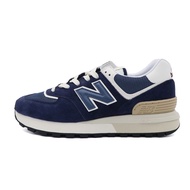 New Balance 574 Navy Blue Suede NB574 Retro Time Casual Shoes Men Women B4721 [Hsinchu Royal U574LGBB]